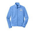 Port Authority® Heather Microfleece Full-Zip Jacket