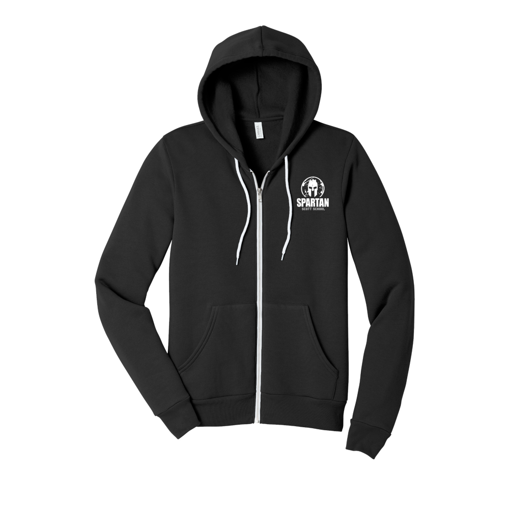 BELLA+CANVAS® Unisex Sponge Fleece Full-Zip Hoodie