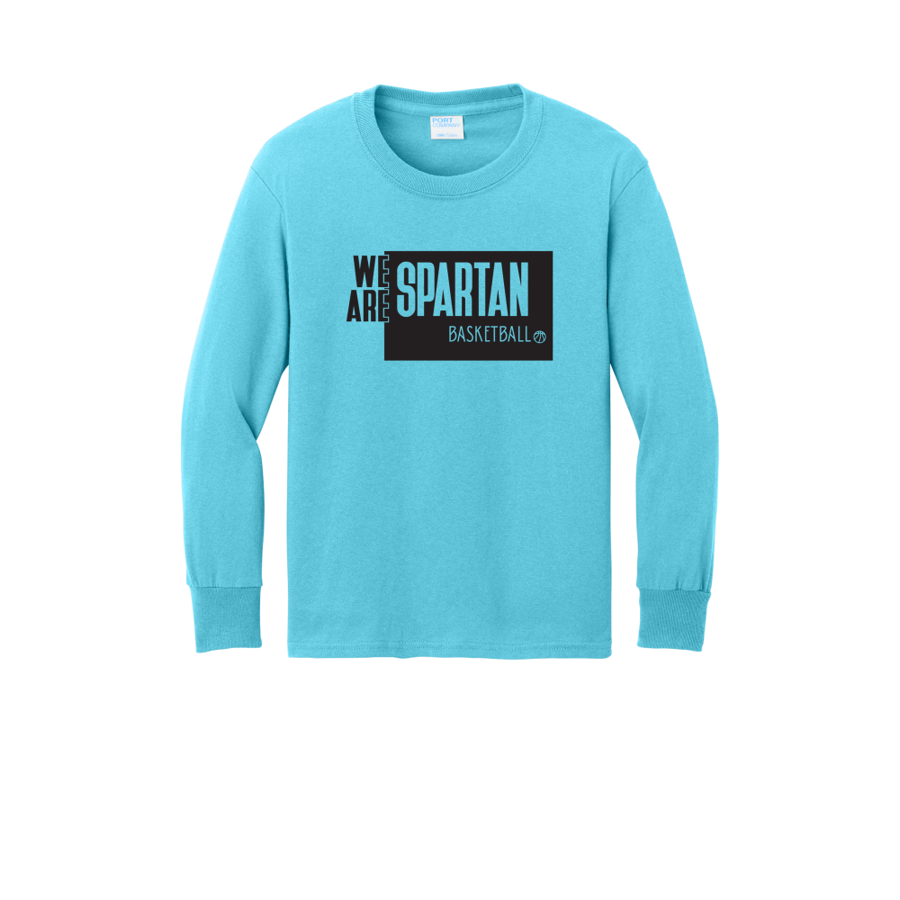 Port & Co® Youth Long Sleeve Core Cotton Tee